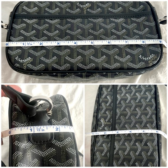 👑✅PRICE FIRM✅ Black Fashion Monogram Sac Cap Vert Style Crossbody Bag. - Picture 12 of 17